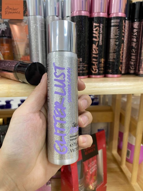 Xịt thơm có nhũ Victoria’s Secret Glitter Lust Shimmer Spray có sẵn #Made_In_USA sản xuất nội địa Mỹ