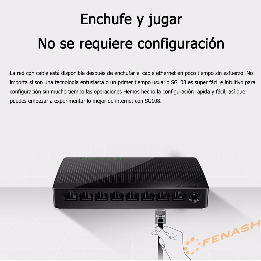 Bộ Chia 8 Cổng Mạng Lan Tenda Sg108 1000m | BigBuy360 - bigbuy360.vn