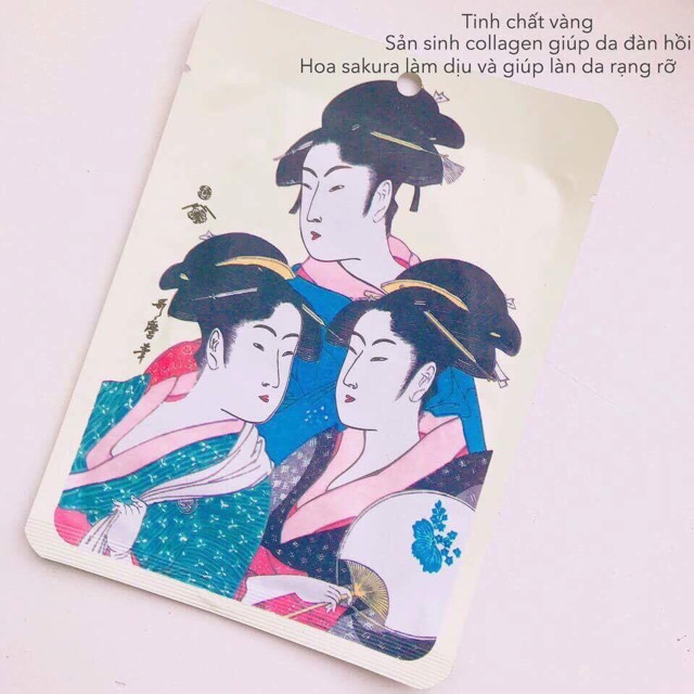 MẶT NẠ GEISHA NHẬT BẢN