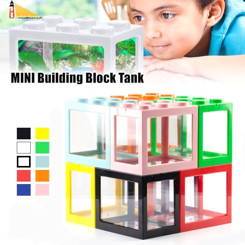 Bể cá cảnh Mini nhiều màu độc đáo trang trí nhà cửa/ văn phòng DIY