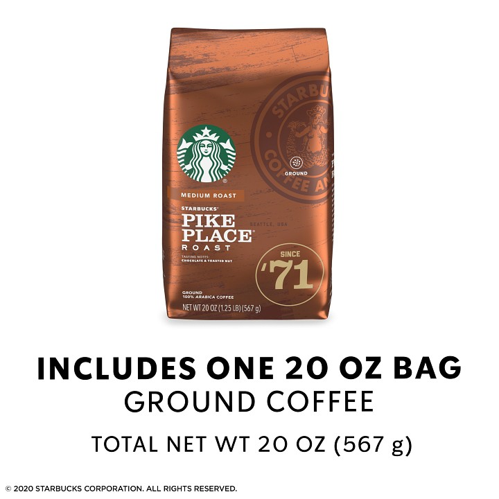 Cà phê Starbucks rang xay sẵn 100% Arabica Coffee gói 567g [Hàng Mỹ]