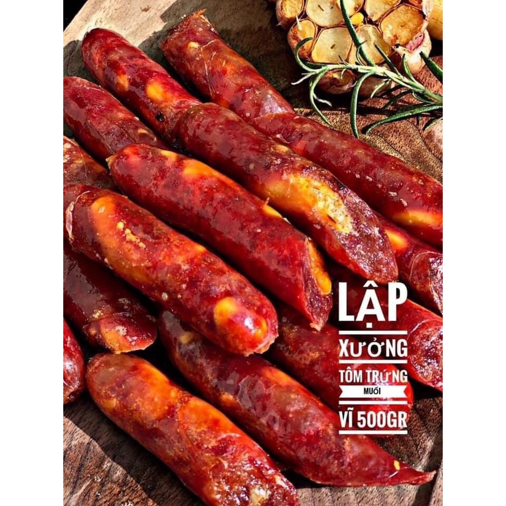 [Mã GROXUAN1 giảm 8% đơn 150K] LẠP XƯỞNG TÔM TRỨNG MUỐI - CÓ TÂM QUÁN 500GR | BigBuy360 - bigbuy360.vn