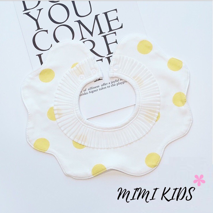 Yếm cổ tròn xoay cao cấp cho bé yêu Mimi Kids YC08