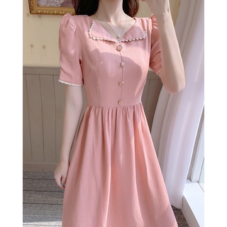 V101 - Váy hồng pastel