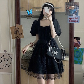 Đầm midi váy đi biển đầm trắng đầm bigsize nữ đầm thiết kế đầm đen dự tiệc đầm babydoll tay phồng đầm cổ vuông váy nữ xinh