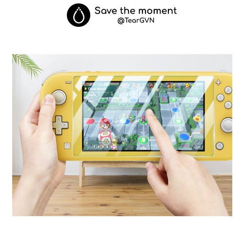 Dán cường lực 9H (DOBE) cho Nintendo Switch Lite - Hộp 2 miếng