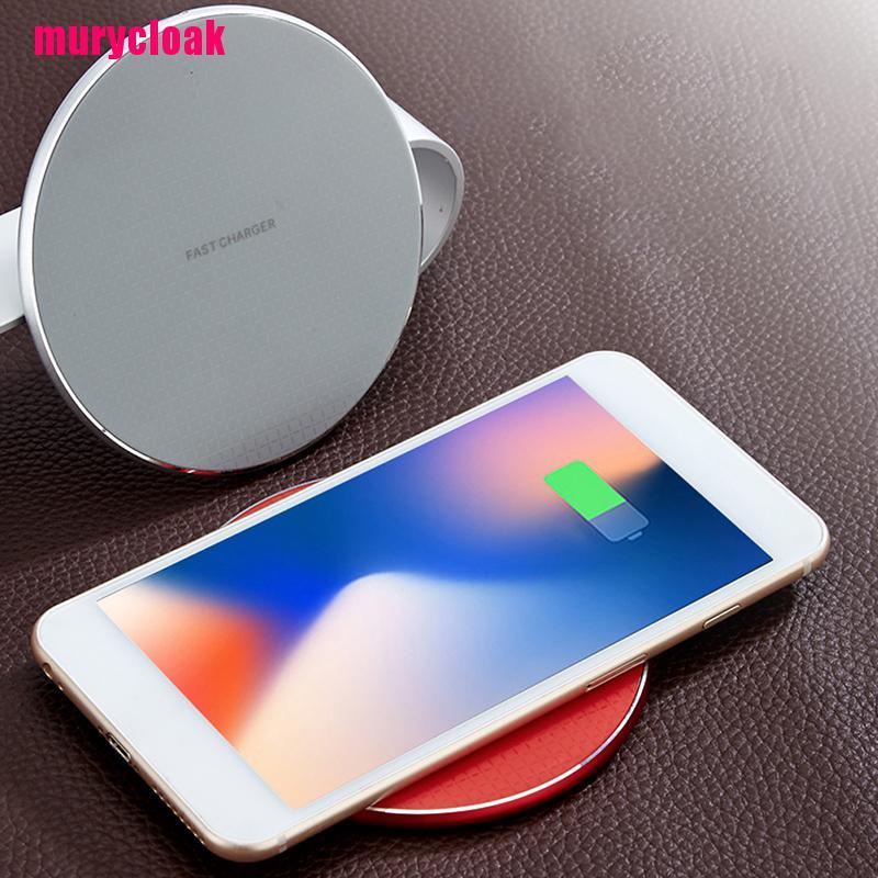 【mur】20W Fast Wireless Charger For Samsung Galaxy S10 S9 S8 Note9 USB Qi Charging Pad