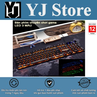 Bàn phím K-SNAKE K4 chuyên Game Led 3 màu có thể chuyển đổi màu-YJ