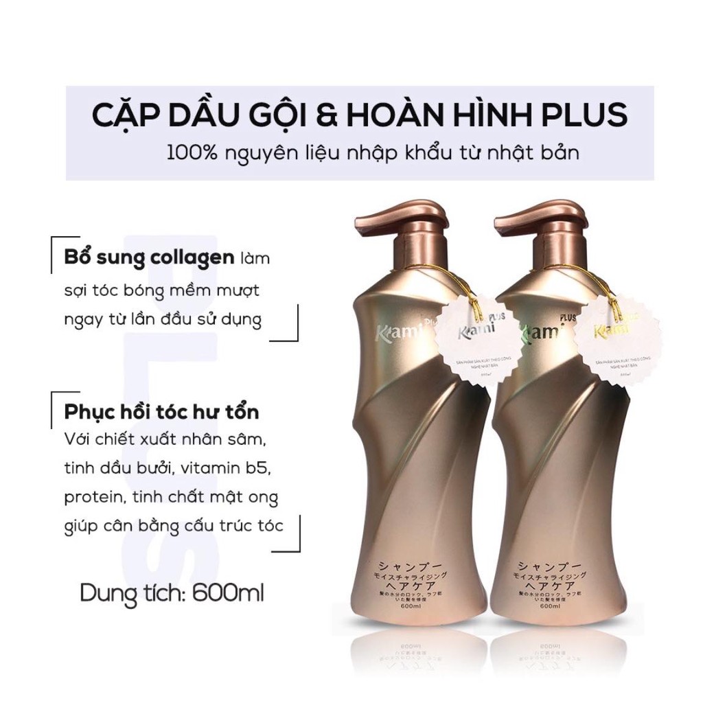 [CHÍNH HÃNG] Dầu gội Kami plus - Nhật BảN hồi sinh tóc chết