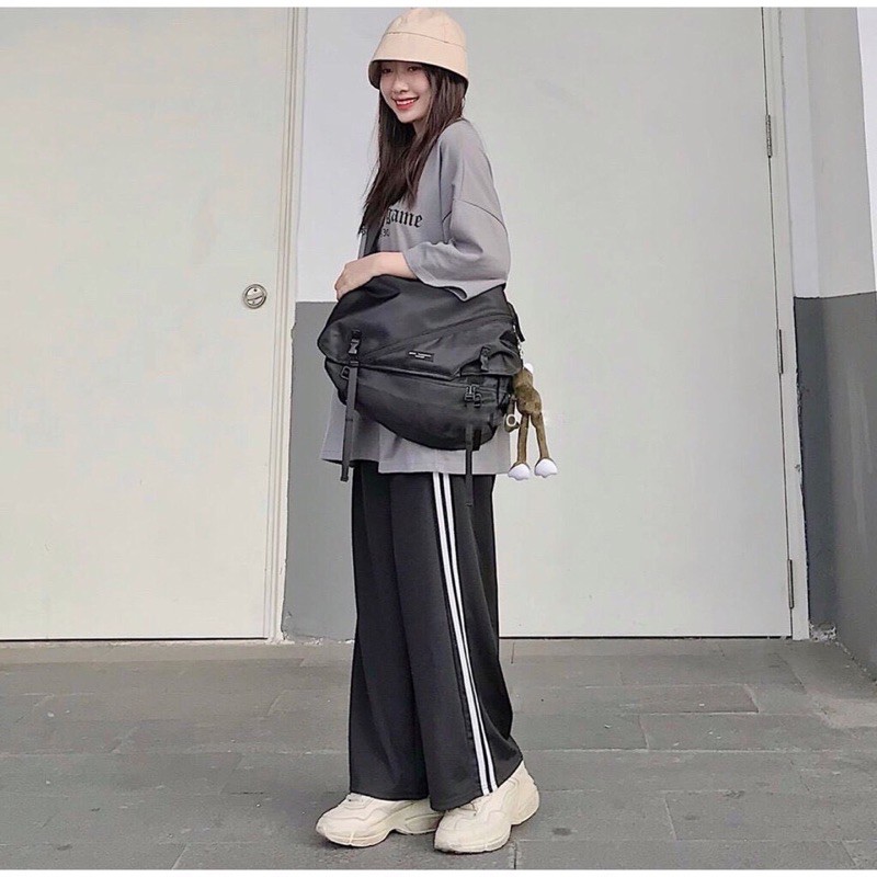 Quần ỐNG RỘNG SỌC Nam Nữ Ulzzang Unisex