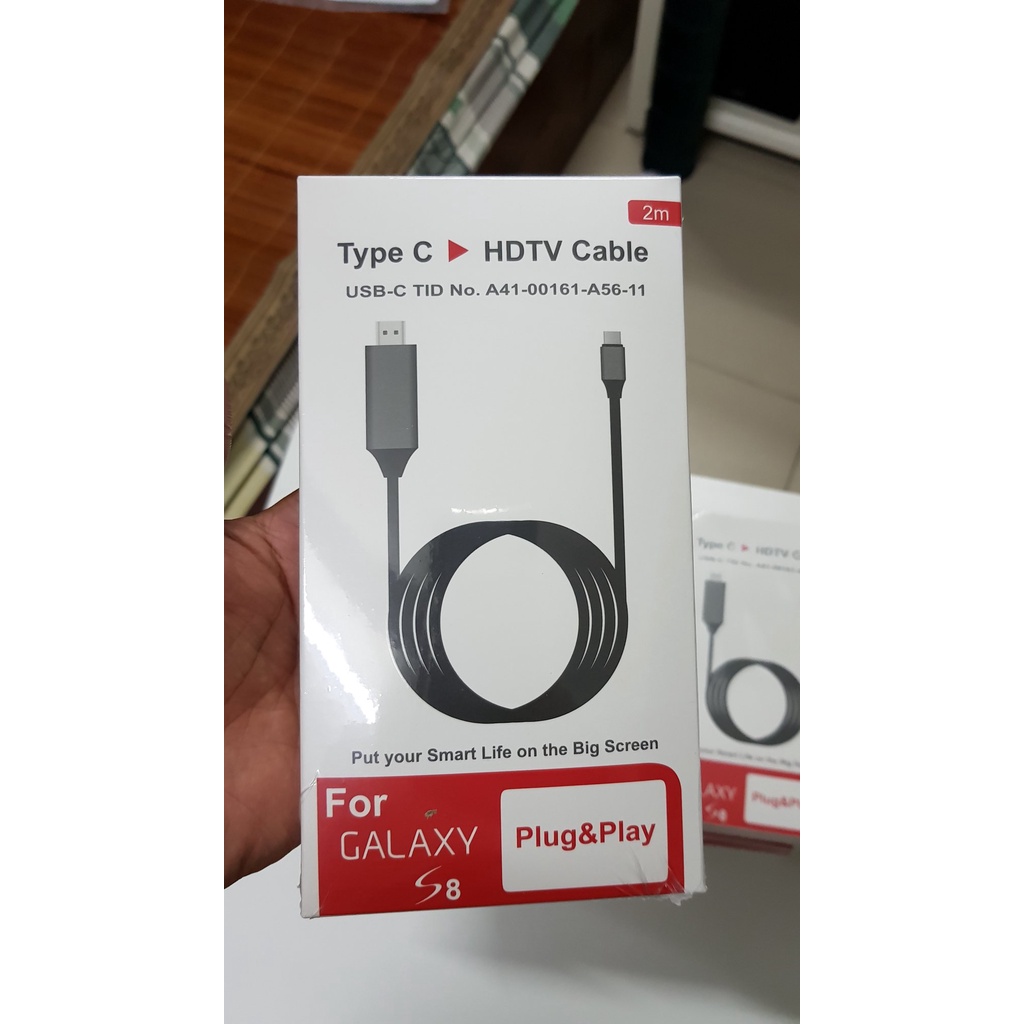 Cáp chuyển dữ liệu 4K HDMI sang USB Type-C cho Macbook/Samsung S8/S9/S10/S21/TV