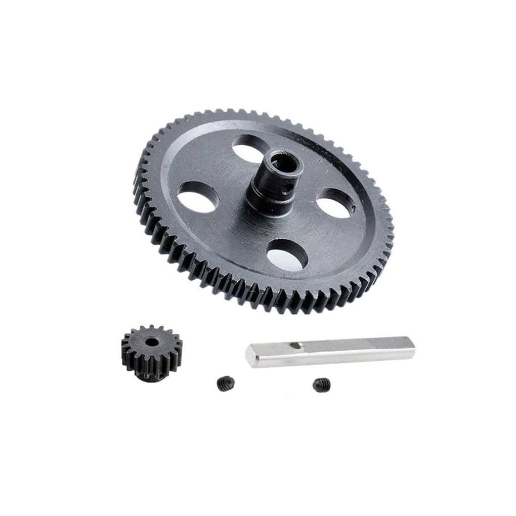 Bộ 2 Bánh Răng Nâng Cấp Thay Thế Bằng Hợp Kim Nhôm Cho Xe Điều Khiển RC WLtoys 12428