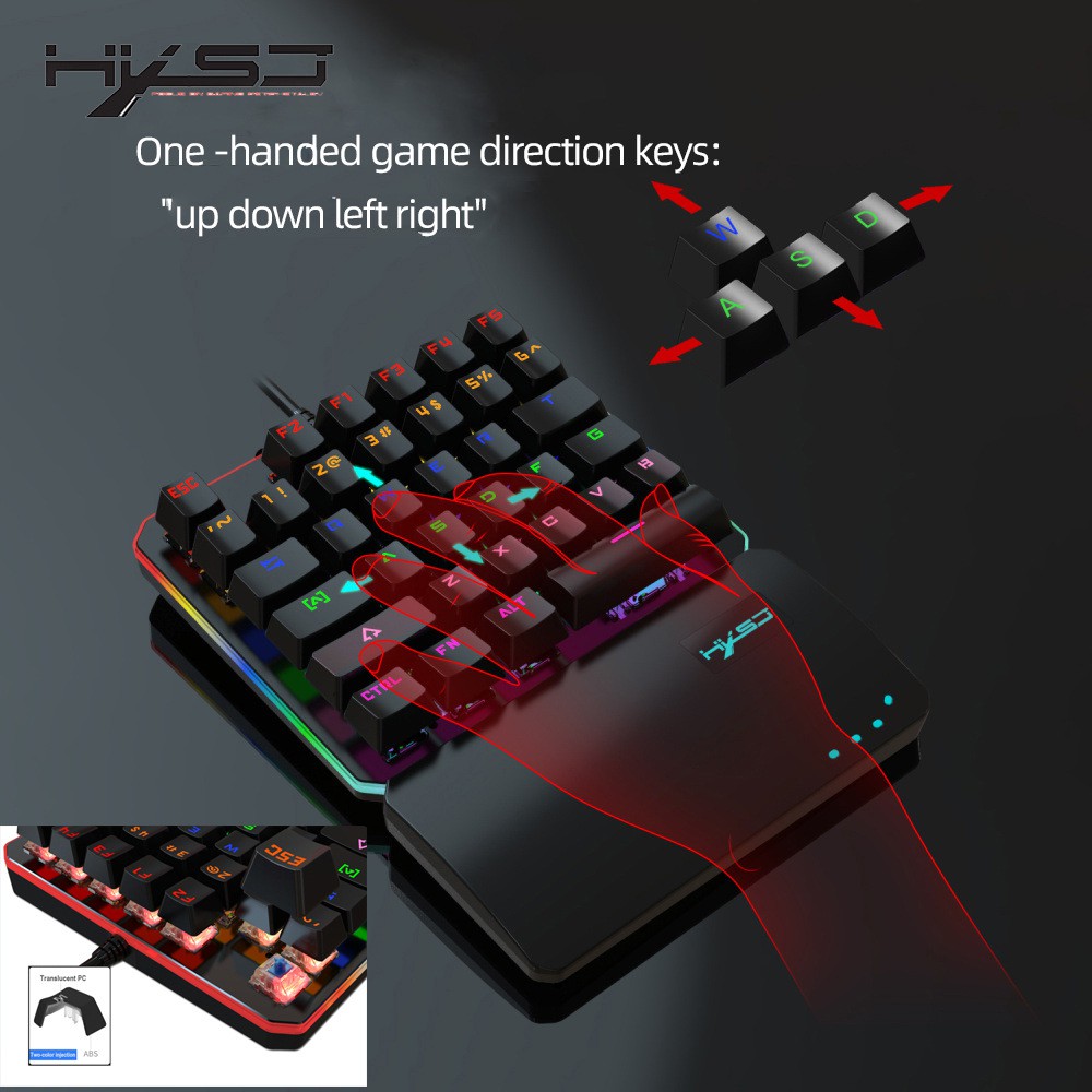HXSJ V200 | Bàn phím cơ gaming một tay