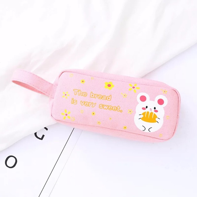 Túi bút Chuột Hamster, Trái Bơ, Khủng Long zanmoo