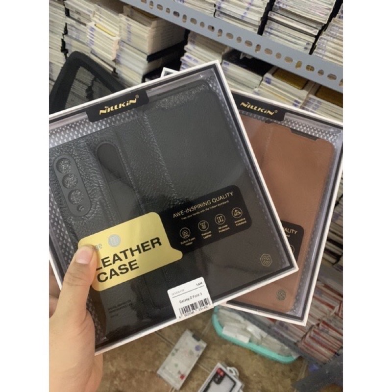Bao da Samsung Galaxy Z FOLD 5 / Z Fold 3 / FOLD 4 NILLKIN Aoge Leather