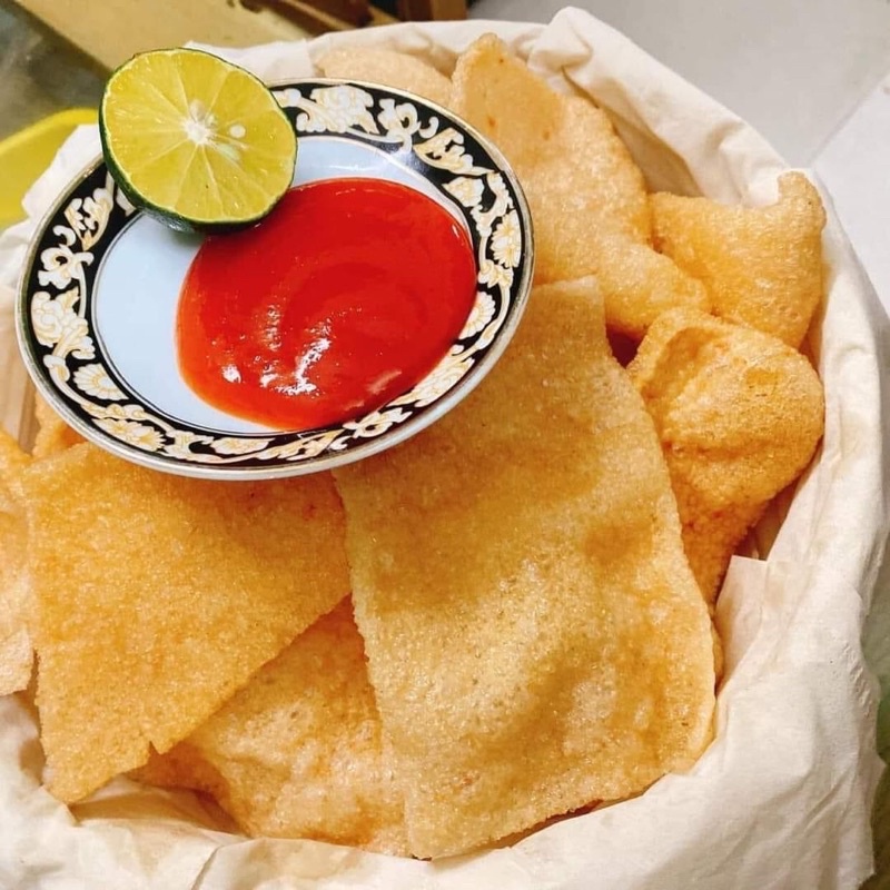 HỘP Bánh Phồng Tôm Cà Mau Năm Căn gói 500gram