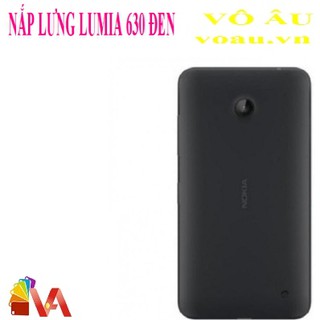 NẮP LƯNG LUMIA 630 MÀU ĐEN