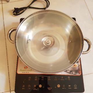 Bếp từ smartcook ics 3873 tặng nồi lẩu inox 26cm