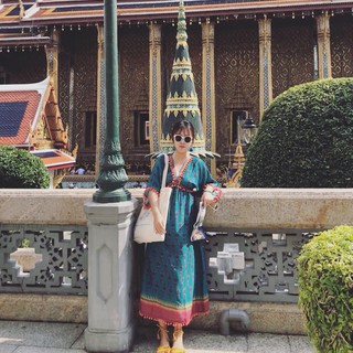 [Kèm feedback] Đầm vintage cổ V cánh dơi Asago