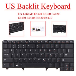Bàn phím laptop DELL Latitude E6420 E6430 E5420M Có chuột + Đèn led