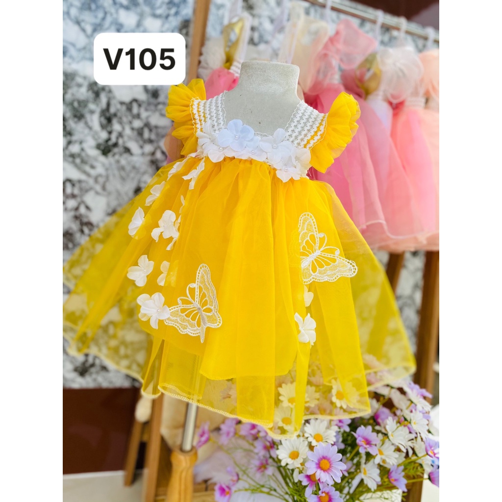 (4-20kg)Đầm công chúa Váy tutu cho bé gái đi tiệc, đi chơi lễ lết, thôi nôi, sinh nhật