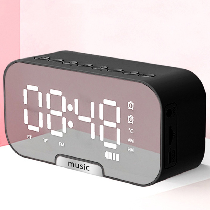 Loa Bluetooth Kỹ Thuật Số Có Đèn LED Tích Hợp Đài FM Và Phụ Kiện Điện Thoại