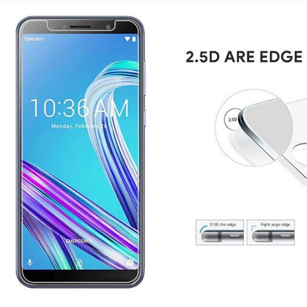 Bộ 5 Miếng Dán Kính Cường Lực Cho Asus Zenfone Max Pro M1 - Trong Suốt (9H) màn hình giá rẻ kính cường lực