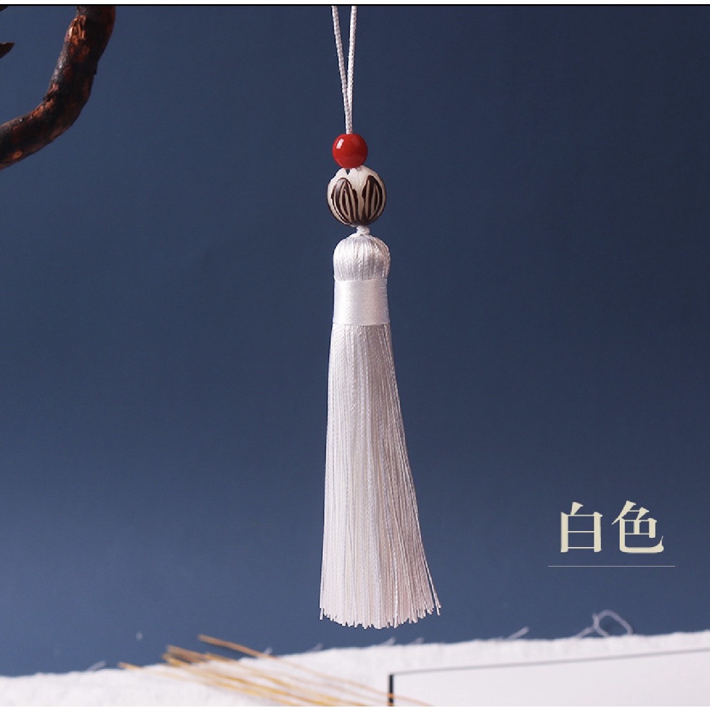 Dây Tua Rua Trang Trí Tượng Phật DIY Trên Xe Hơi - Phụ Kiện Trang Trí Xe Ô Tô , Decor Trụ Gỗ Sen