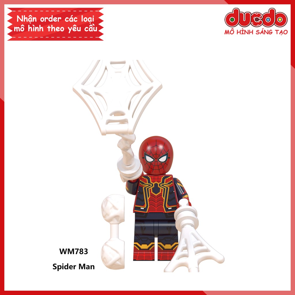 Minifigures các nhân vật Spider Man người nhện xa nhà - Đồ chơi Lắp ghép Xếp hình Mini Iron Man Mô hình WM WM6071