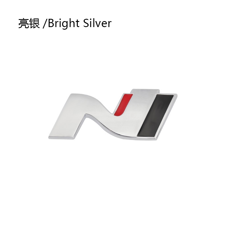 Sticker Chữ N Line Dán Trang Trí Xe Hơi Hyundai I30 2021 Sonata Elantra Veloster Kona Tucson N Line