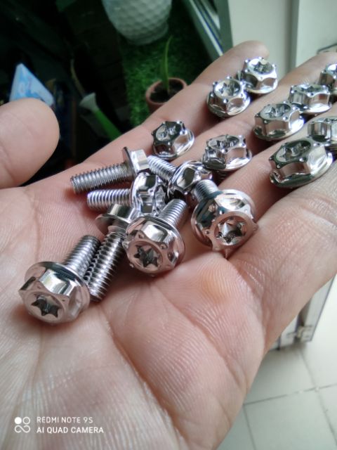 Ốc inox CnC salaya  - 6li15   - 6li2  - 6li25