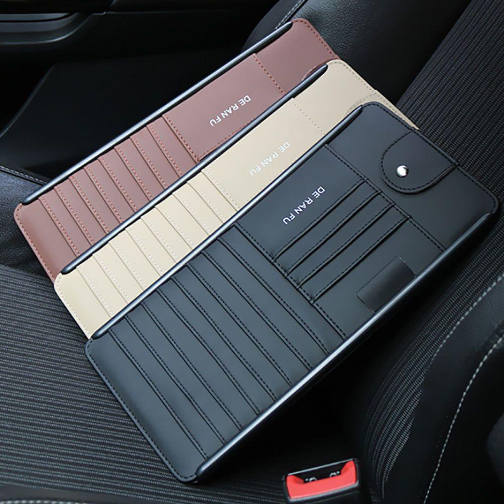 Túi Da Đựng Đĩa CD / Kính Mát Kẹp Tấm Che Nắng Xe Hơi