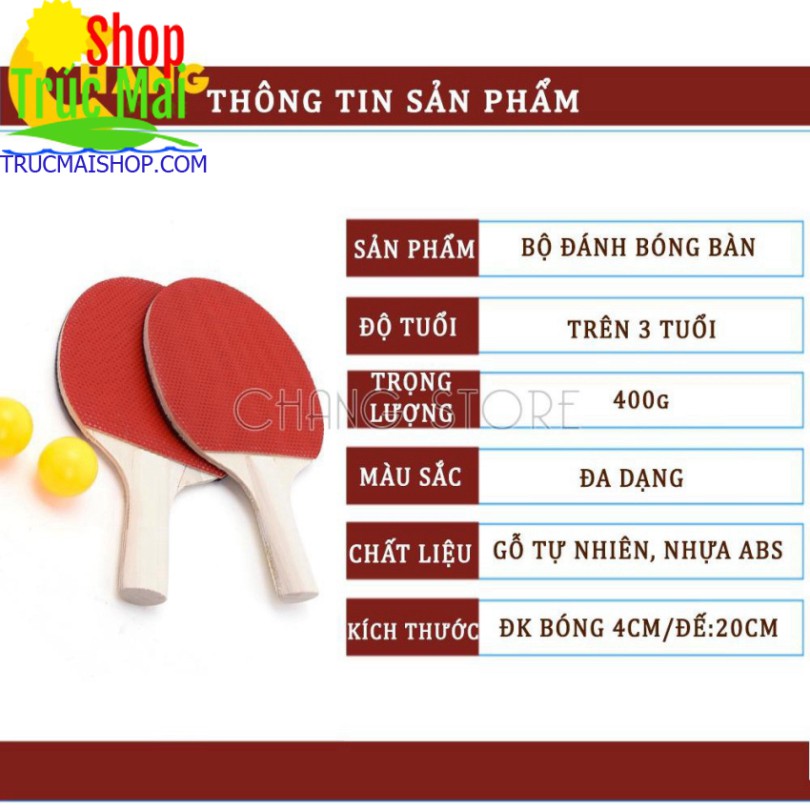 Bộ Bóng Bàn Tập Phản Xạ Cho Bé Không Cần Bàn