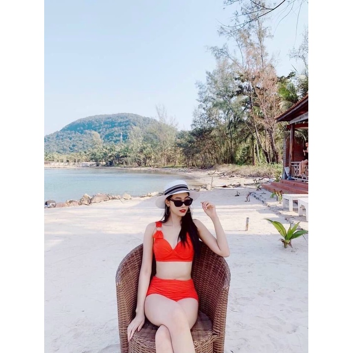 Bikini Nữ Hai Mảnh Cạp Cao Nhiều Màu Freesize Bin Sports BHV037