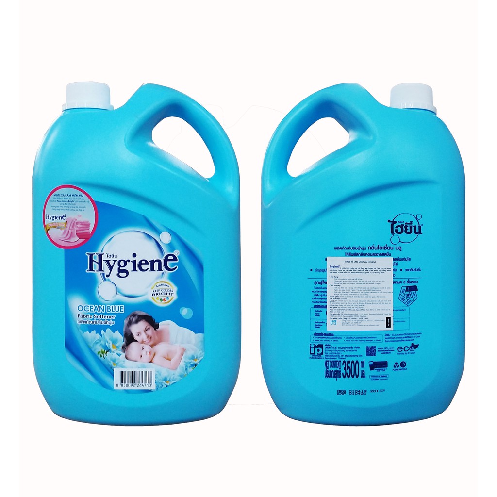 Nước xả vải siêu thơm, mềm mại Hygiene 1800ml & 3500ml