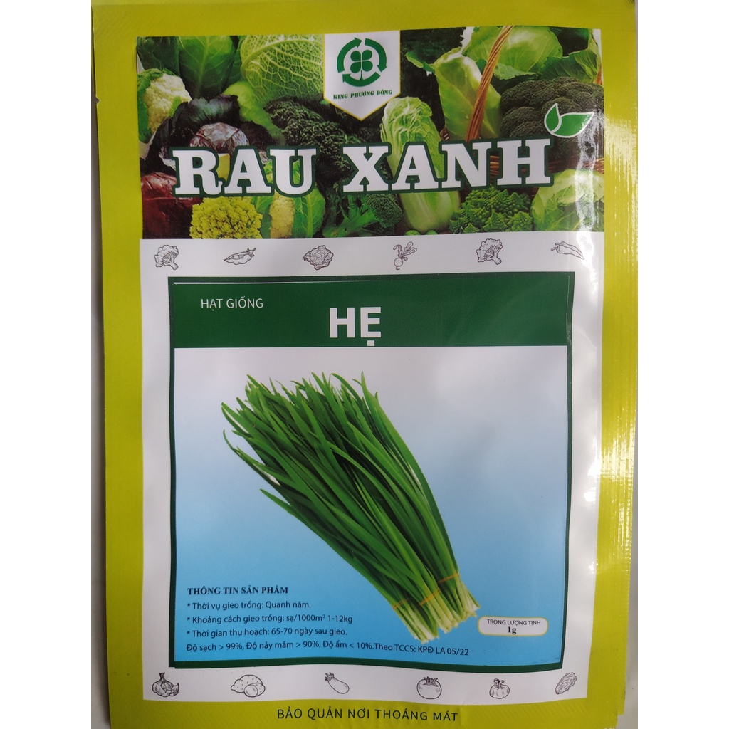 Hạt giống HẸ - gói 1 gram