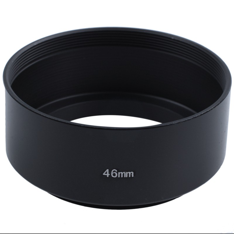 46mm Mount Standard Metal Lens Hood for Canon Nikon Pentax Sony