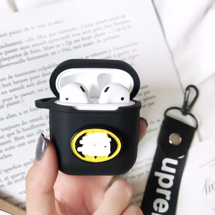 Case Airpods 1/2/3/Pro Người Dơi, Vỏ ốp airpods kiểu dáng batman - Mã TZAP313