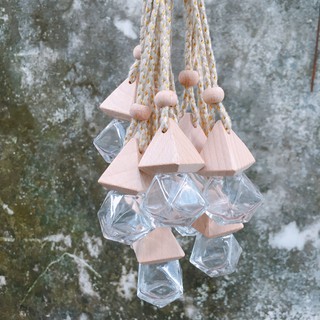 Combo 30 Lọ đựng tinh dầu treo xe hình Lục Lăng