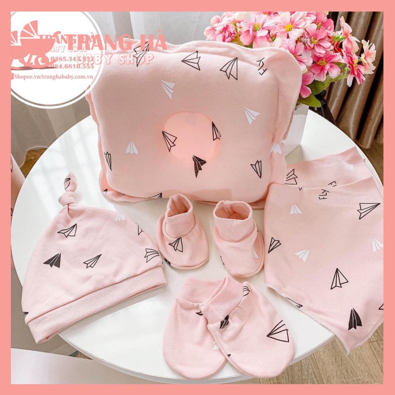 🎁𝑯𝑶̣̂𝑷 𝑸𝑼𝑨̀ 𝑻𝑨̣̆𝑵𝑮🎁 Set Đồ Sơ Sinh Quà Tặng Cho Bé 22 Chi Tiết Coton Mùa Hè Có Hộp Sang Chảnh💓Quà Tặng Đầy Tháng Cho Bé