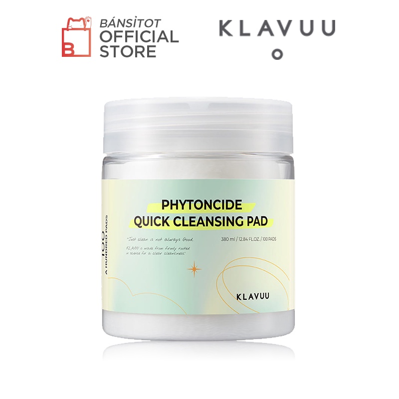 Tẩy trang dạng miếng KLAVUU Phytoncide Quick Cleansing Pad 100pads/380ml [KLAVUU sản phẩm mới]