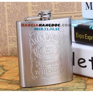 Bình rượu inox hip flask bỏ túi 6oz (180ml), khắc logo độc đáo & cá tính