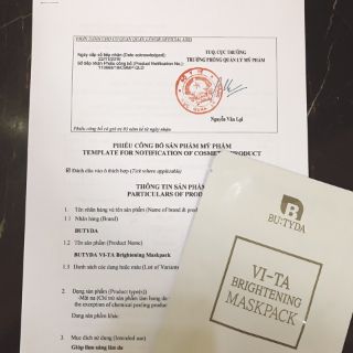 MẶT NẠ CAO CẤP BU:TYDA