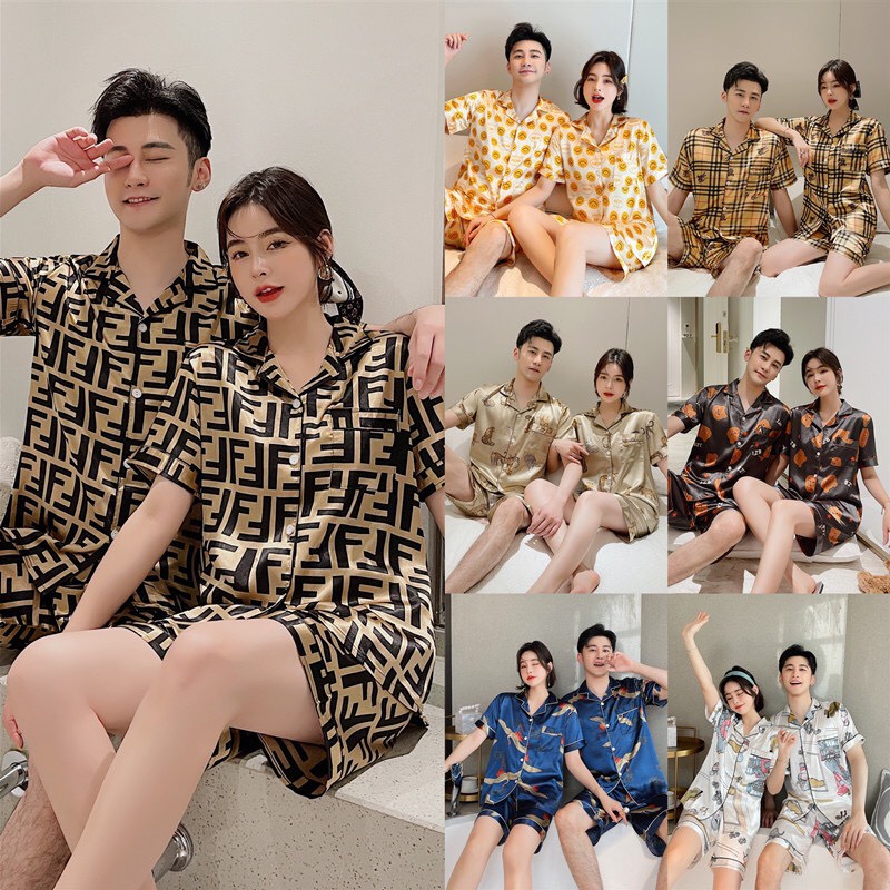 Đồ bộ mặc đôi cho nam và nữ - Pijama couple cộc siêu đẹp