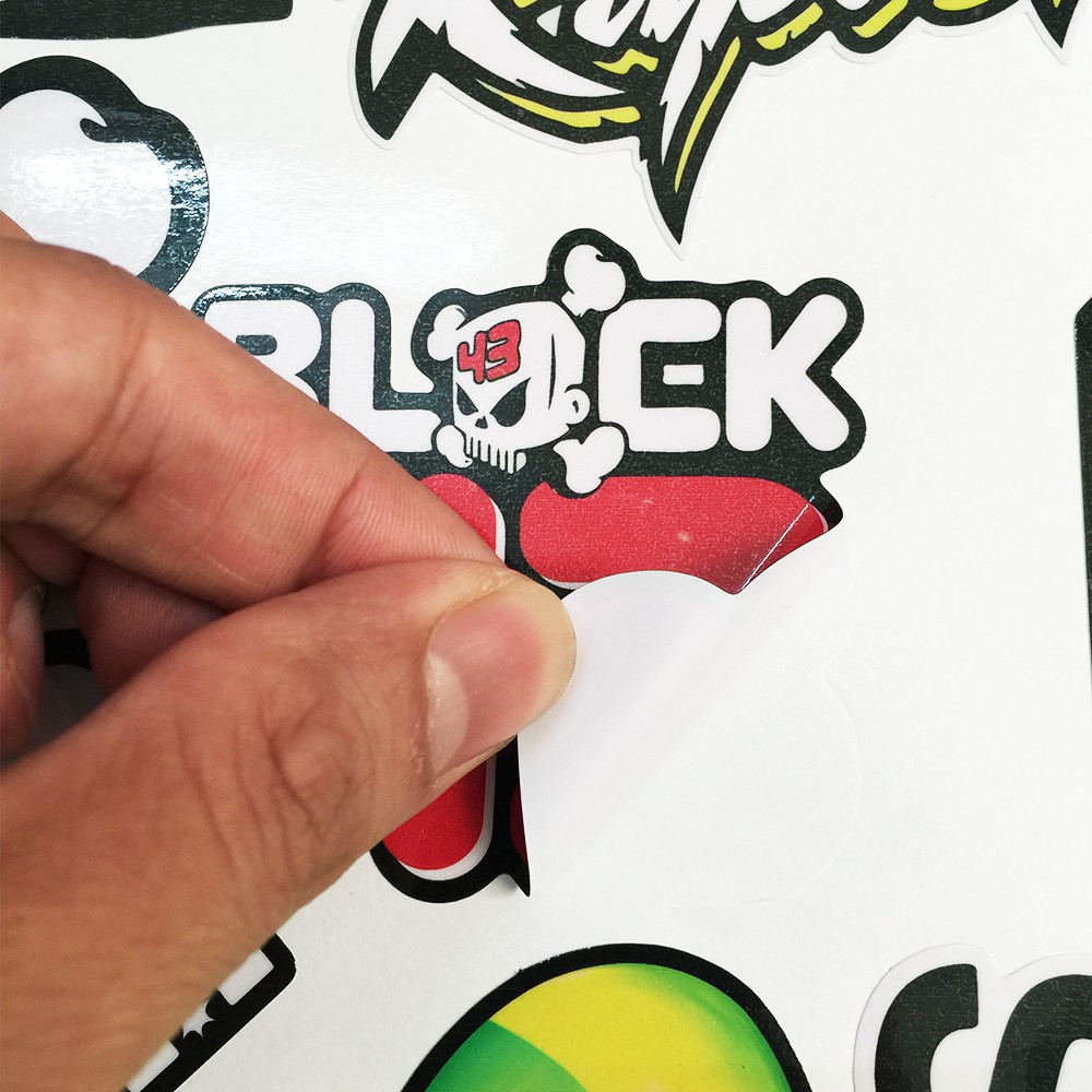 Bộ Tem Xe Máy Ohlins Eneos Monster Movistar - Chống Thấm Nước Khổ A4