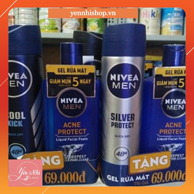 Xịt Khử Mùi Nivea Men Đủ Loại 150ml
