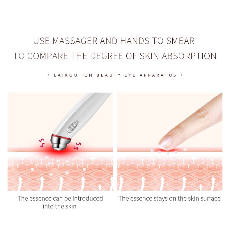 Máy massage mặt LAIKOU mini hoạt động bằng điện giảm quầng thâm hiệu quả