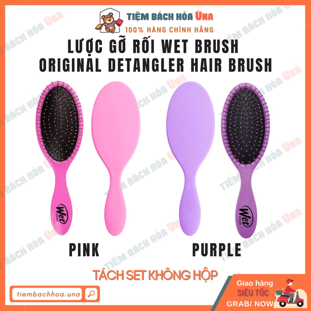 Lược gỡ rối Wet Brush Pro Detangle Hair Brush Flex Bristles giảm rụng giúp tóc dày và bóng khoẻ