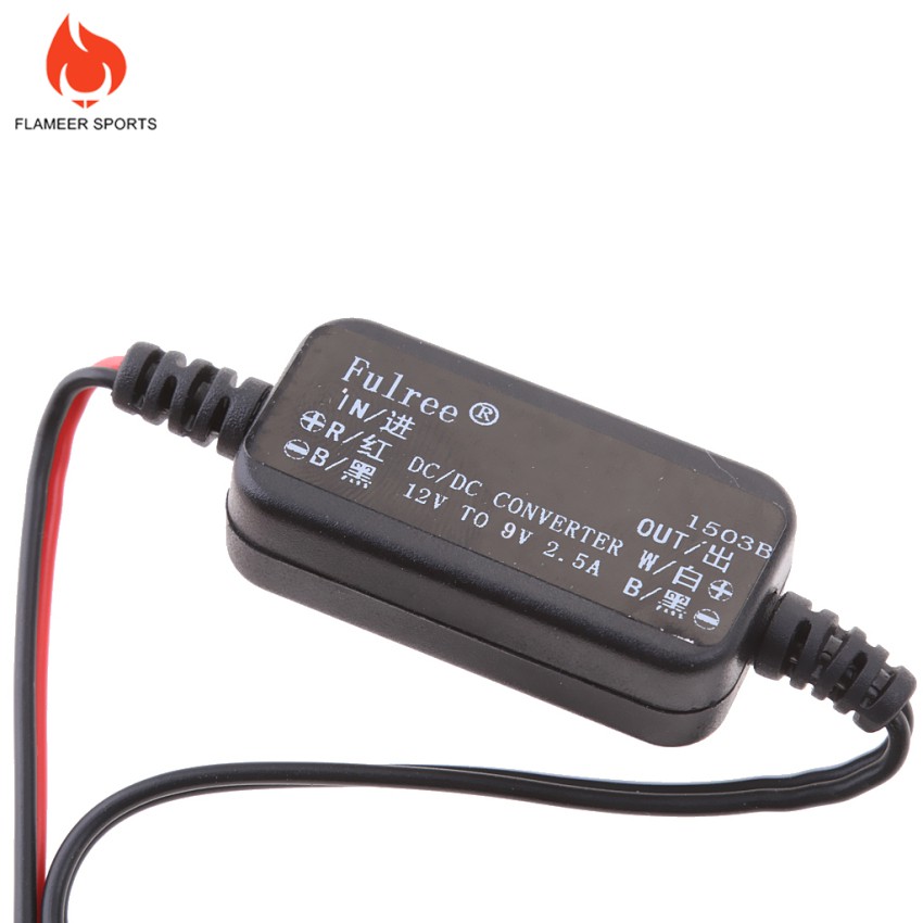 Bộ Chuyển Đổi Nguồn Điện Dc-Dc 12v Sang 9v 2.5a Chuyên Dụng Cho Xe Hơi