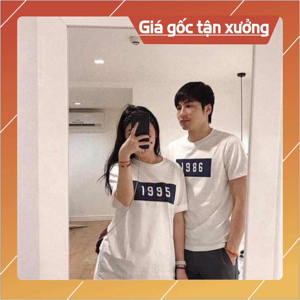 Rẻ vô địch (ThunNămSinh) Áo Thun in NĂM SINH (Theo Yêu Cầu ) Cotton 100% Siêu chất Siêu đẹp mà g